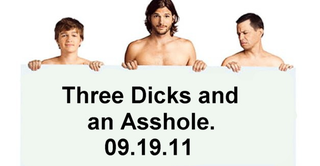 Illustration for article titled FINAL UPDATE: Let's all Photoshop the dumb new Two And A Half Men poster